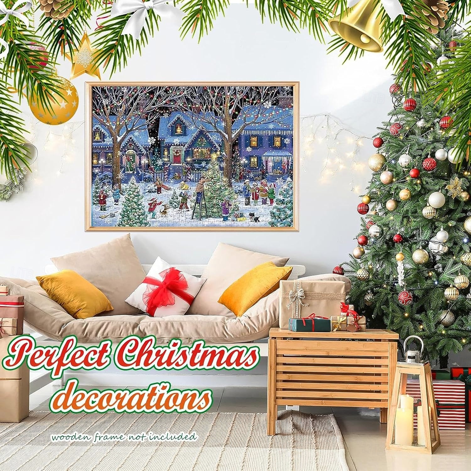 Calendar Advent de Crăciun 2025 Puzzle de Crăciun cu 1008 Piese Calendare pentru Numărarea Crăciunului pe 24 de zile pentru Copii și Adulți 2025 - $25.99 –P7