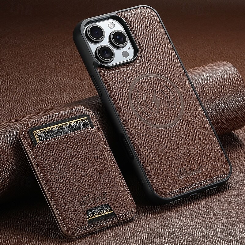Phone Case For iPhone 16 Pro Max Plus iPhone 15 Pro Max Plus iPhone 14 13 12 Pro Max Plus iPhone 14 Pro Max iPhone 13 12 Pro Max Back Cover with Stand Holder Detachable Magnetic Retro TPU PC PU 2025 - $24.99 –P14