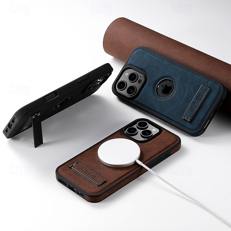 teléfono Funda Para iPhone 16 Pro Max Plus iPhone 15 Pro Max Plus iPhone 14 13 12 Pro Max Plus iPhone 14 Pro Max iPhone 13 12 Pro Max Funda Trasera con Soporte Magnética Soporte de carga inalámbrica 2025 - $22.99 –P1