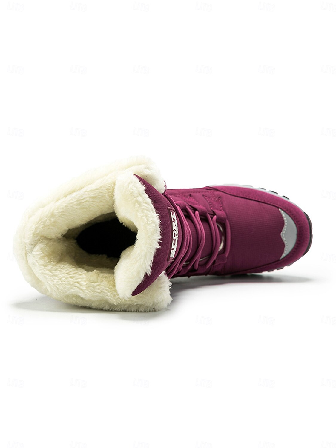 botas de neve de inverno impermeáveis femininas com forro de pelúcia quente e sola antiderrapante – ideais para atividades ao ar livre em clima frio de 2025 por $46.99 –P8