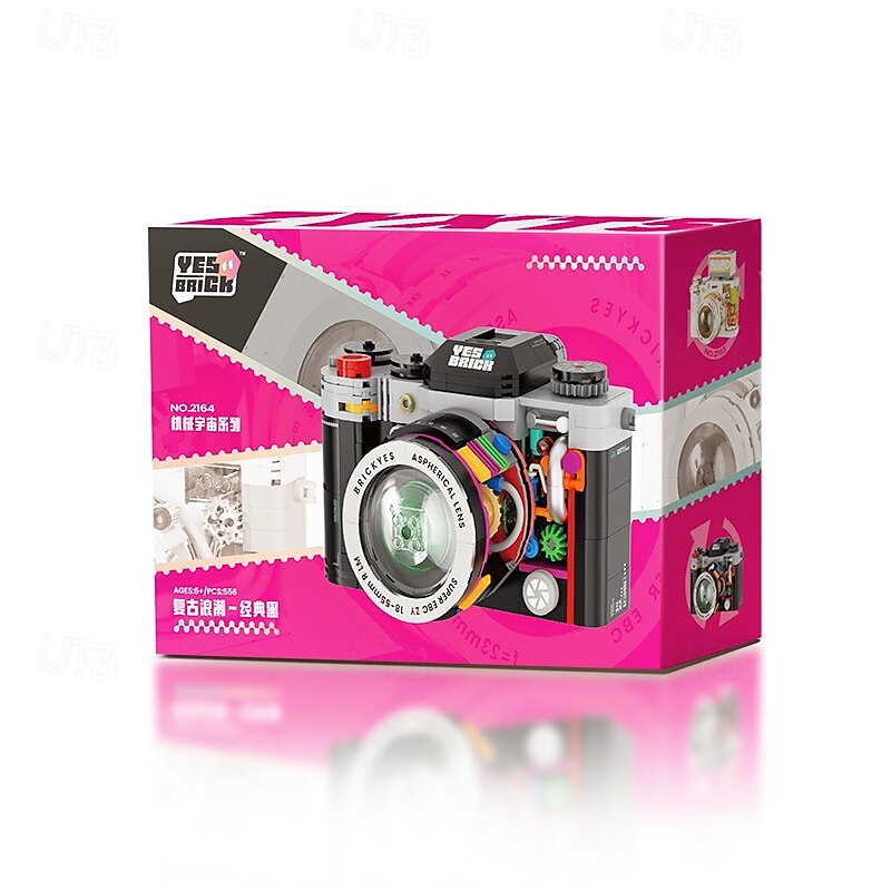 Building Blocks Camera Retro Camera Building Blocks Model Set 556 pcs Digital Camera Building Blocks Kit Vintage Camera Toys Model for Adults Girls Boys Kid Toys 2025 - $31.99 –P3