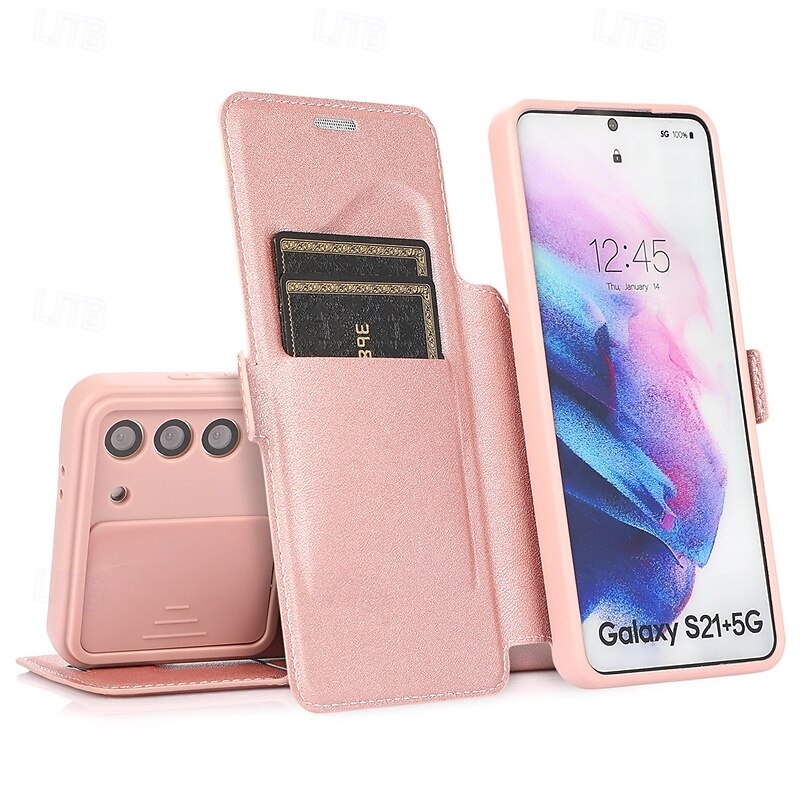 Phone Case For S21 A72 A71 A51 A31 S20 Plus S20 Ultra S20 A32 A52 Flip Cover with Stand Holder Card Slot Shockproof Retro TPU PU Leather 2025 - $17.99 –P11