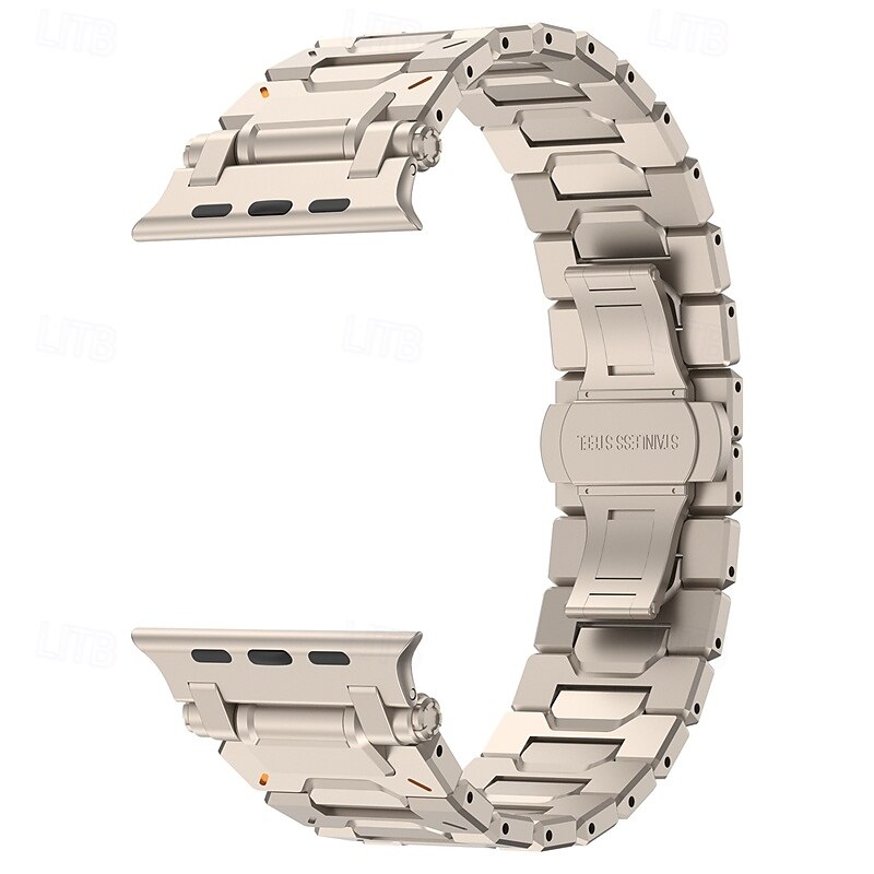 Solo Loop Kompatibilis valamivel Apple Watch óraszíj 42mm 44mm 45mm 49mm Fém kapocs Állítható Rozsdamentes acél Csere óraszíj mert iwatch Ultra 2 Series 9 8 7 SE 6 5 4 3 2 1 2025 - $42.99 –P6