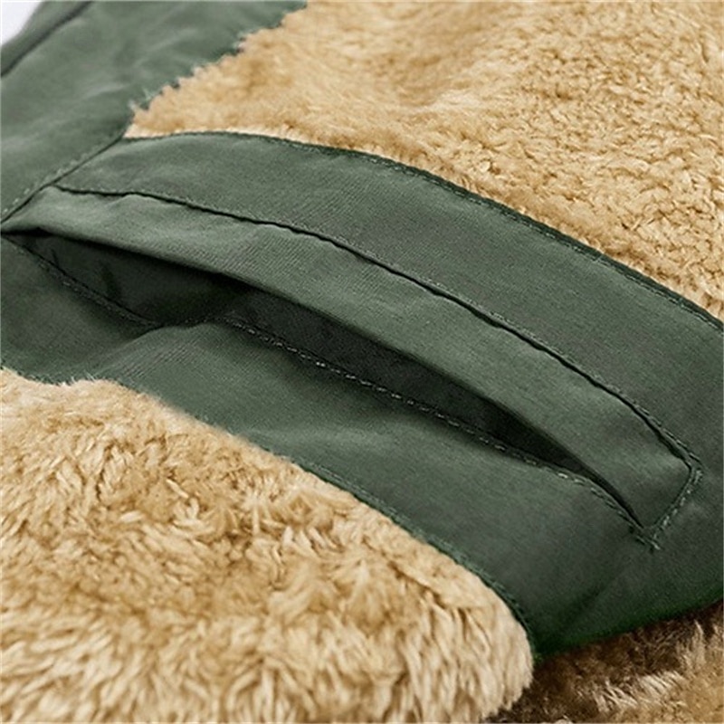 Homens Casaco com capuz Jaqueta de lã para caminhada Inverno Ao ar livre Térmico / Quente Forro de Velocino Prova-de-Água A Prova de Vento Jaquetas em Velocino Zip Completo Alpinismo Campismo de 2025 por $45.59 –P6