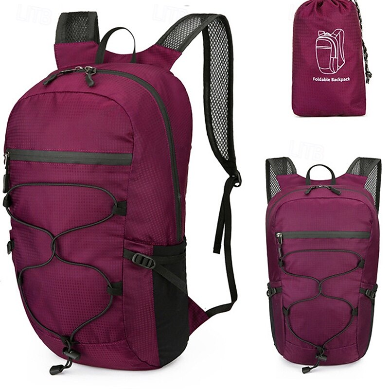 15 L Zaino giornaliero Zaino per escursioni Cerniera Multi-tasche Impermeabile alla pioggia Design Anatomico Indossabile Durevole Esterno Escursionismo Campeggio Militare Nylon Grigio scuro Nero Blu del 2025 a $19.99 –P18