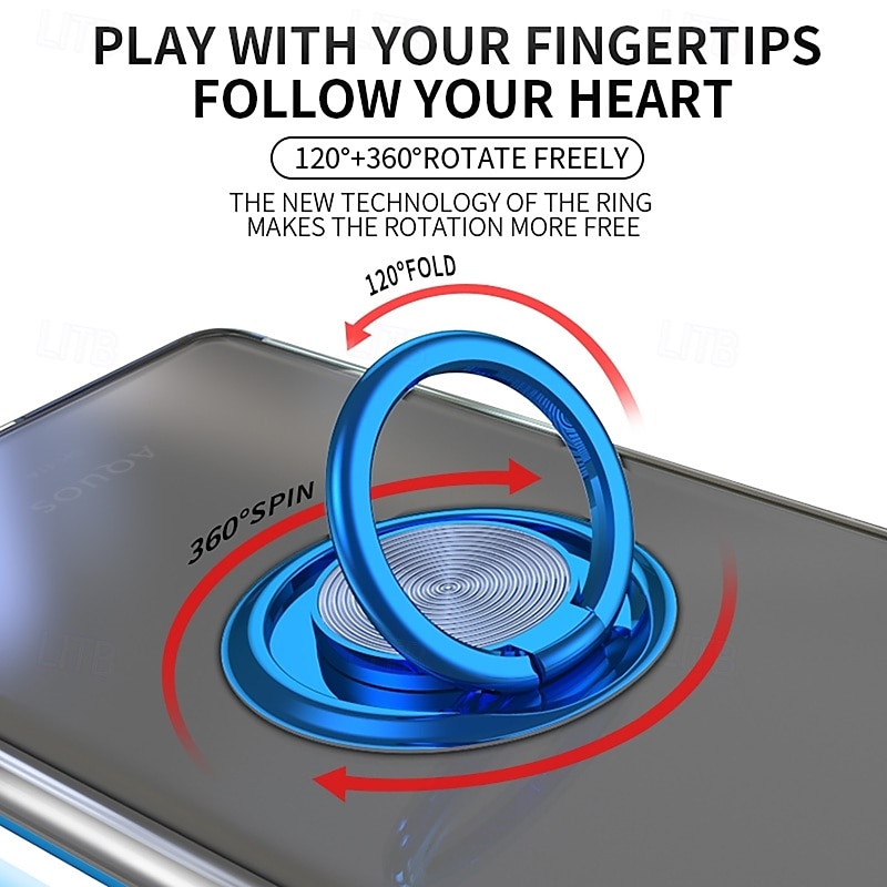 Phone Case For S24 S24 Ultra Plus S24 FE S23 S23 Ultra S23 Plus S25 Ultra Back Cover Ring Holder Shockproof Retro TPU PC 2025 - $13.99 –P9