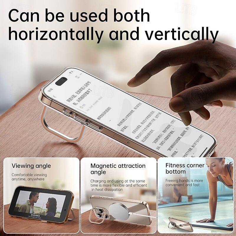 2025年 電話 ケース 用途 iPhone 16 Pro Max プラス iPhone 16 iPhone 16プロ iPhone 15 プロマックスプラス iPhone15 iPhone 14 Pro Max バックカバー スタンド付き 磁石バックル ワイヤレス充電をサポート レトロ風 PC  コレクション – $19.99 –P2