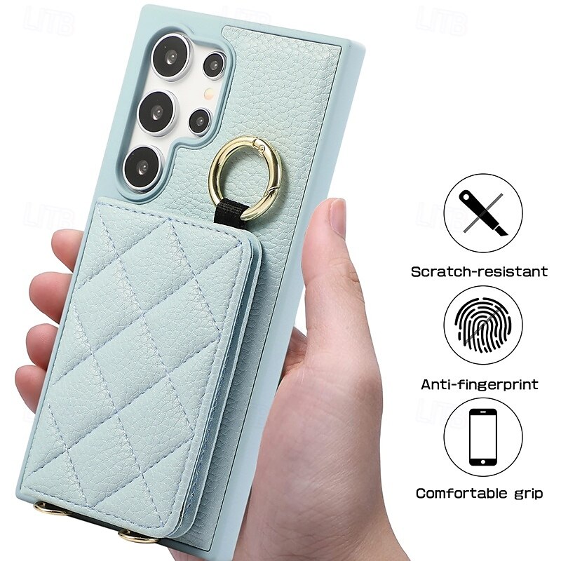 телефон Кейс для Назначение SSamsung Galaxy S24 Ultra S24 Plus S24 S23 Ultra Plus S23 S22 S22 Плюс Ультра S21 FE А55 А35 А25 А15 5Г A54 A34 A14 Откидная крышка со стендом с ремешком Разъем для карты 2025 - $23.99 –P7