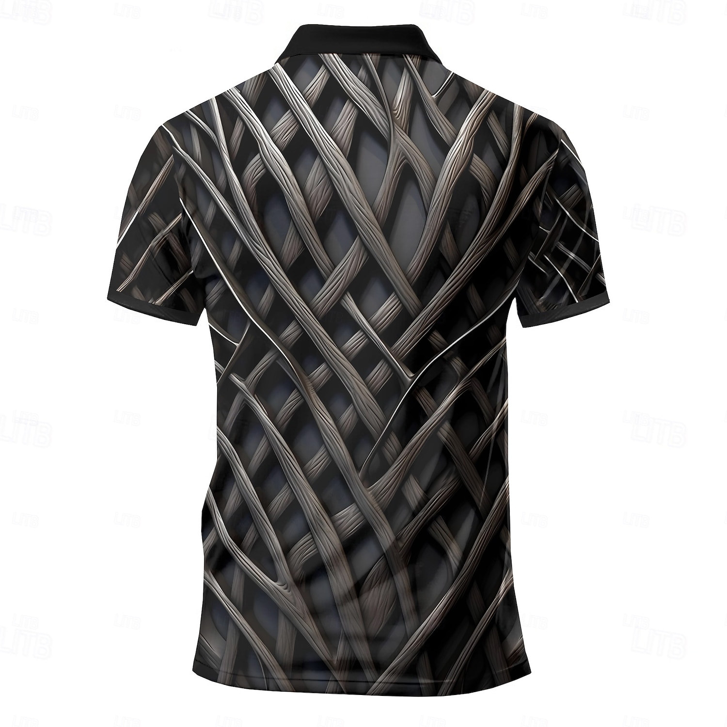 Per uomo Grafico Polo con zip Maglia da golf Manica Corta Magliette polo Camicie con Colletto Casual Abbigliamento da vacanza Abbigliamento da rave Abiti da festa Stampa 3D Polo con cerniera a un del 2026 a $23.99 –P5