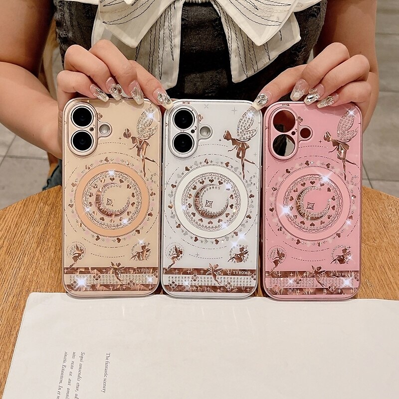 teléfono Funda Para iPhone 16 Pro Max Plus iPhone 15 Pro Max Plus iPhone 14 13 12 11 Pro Max Plus iPhone 14 Pro Max iPhone 13 12 11 Pro Max Funda Trasera Magnética Soporte de carga inalámbrica con 2025 - $18.99 –P1