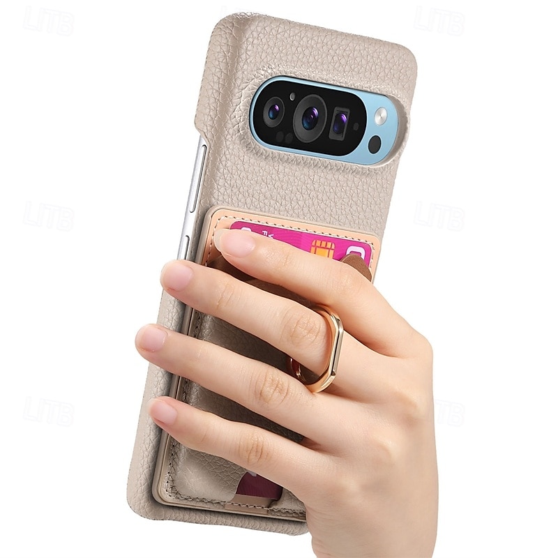 teléfono Funda Para Píxel 9 Pro Pixel 9 Pro XL Pixel 8 Pro Pixel 8 Píxel 9 Pixel 7 Pixel 7 Pro Pixel 6 Pixel 6 Pro Funda Trasera Soporte para Anillo Ranura para tarjetas Antigolpes Retro TPU Cuero de 2025 - $19.99 –P5