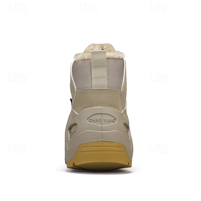 Men's Waterproof Winter Hiking Boots with Fur Lining – Insulated Outdoor Snow Boots for Cold Weather 2025 - $64.99 –P5