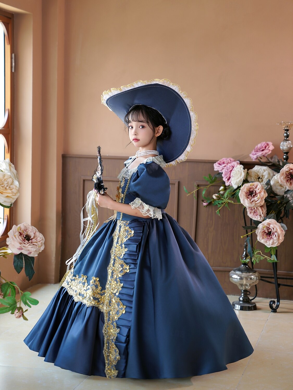 gotický Cosplay Lolita Rokoko Šaty Kostým na Večírek Maškarní Princeznovské Shakespeare Pevná barva Plesové šaty Maškarní kostým Dívčí Královský Vánoce předvečer Všech svatých Karneval Párty 2025 - $166.99 –P3