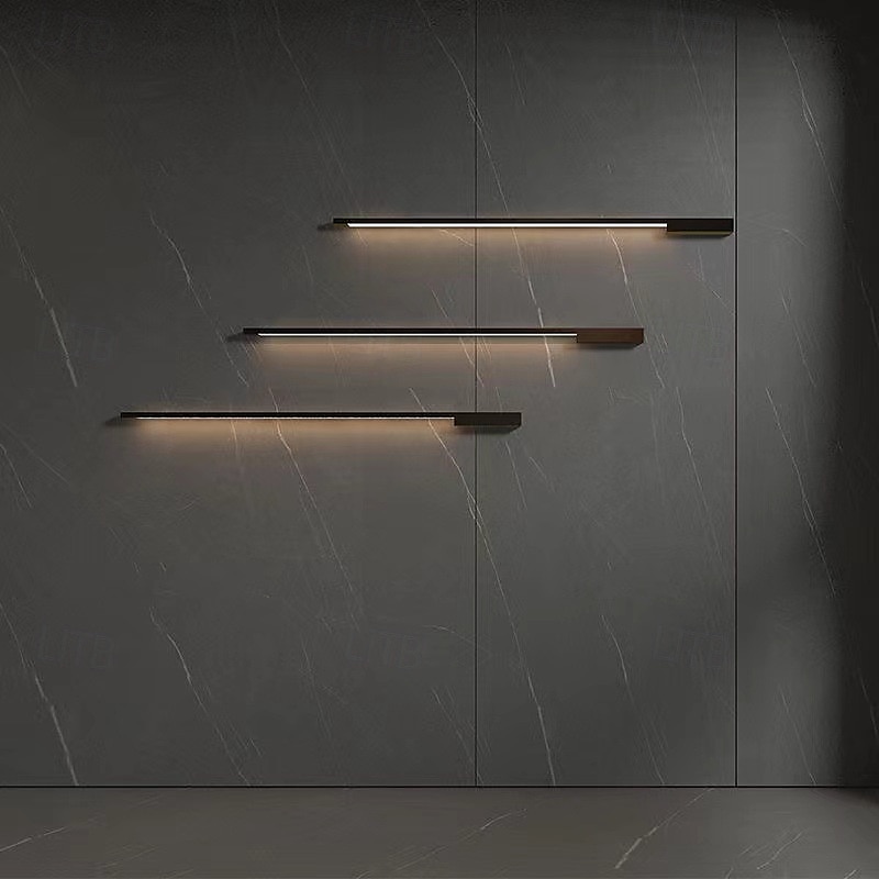 Lâmpada de parede longa externa moderna à prova d'água para jardim de villa, lâmpada de varanda, lâmpada de pátio, lâmpada de tira longa de led, 1 luz, 110-240v, 20 w de 2025 por $207.49 –P7