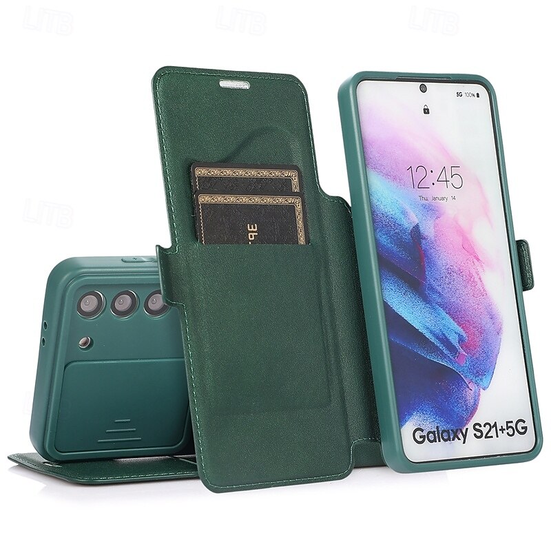 Phone Case For S21 A72 A71 A51 A31 S20 Plus S20 Ultra S20 A32 A52 Flip Cover with Stand Holder Card Slot Shockproof Retro TPU PU Leather 2025 - $17.99 –P5