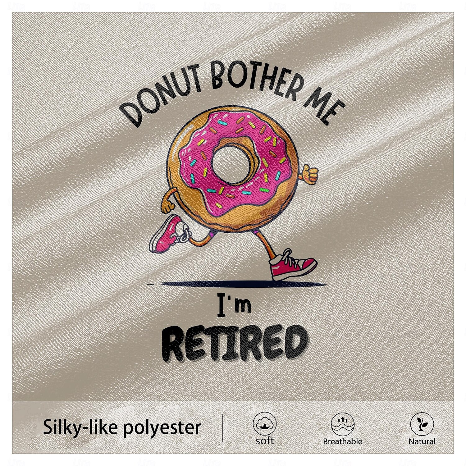 Herr Donuts T-shirt Kortärmad T-shirt 3D-tryck Rund hals Skjorta Mode Fritids- Gata Utomhussport Dagligen Beige Grå Sommar Vår Kläder S M L XL XXL XXXL 2025 - €16.18 –P3