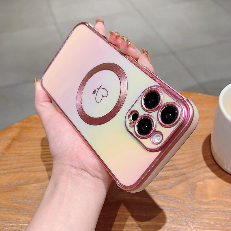2025年 電話 ケース 用途 iPhone 16 Pro Max プラス iPhone 15 プロマックスプラス iPhone 14 13 12 Pro Max Plus iPhone 14 Pro Max iPhone 13 12 Pro Max バックカバー 磁石バックル ワイヤレス充電をサポート 耐衝撃 レトロ風 TPU 仕上げ  コレクション – $17.99 –P3