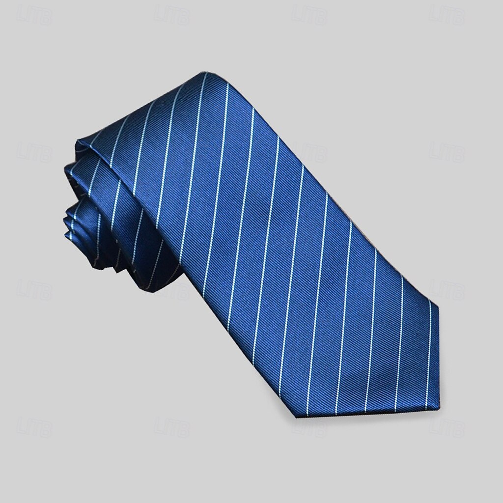 heren stropdassen van 100% zijde, elegant, modeontwerper, geborduurd, geruit, stippen, gestreept, formeel, bruiloft, feest 2025 - $21.99 –P3
