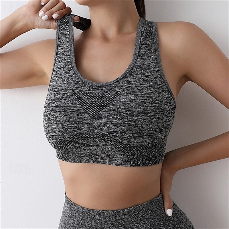 Sports Bra Hollow Mesh Back Sports Bra Fitness Yoga Vest Shockproof Yoga Bra Without Steel Ring 2025 - $12.99 –P7