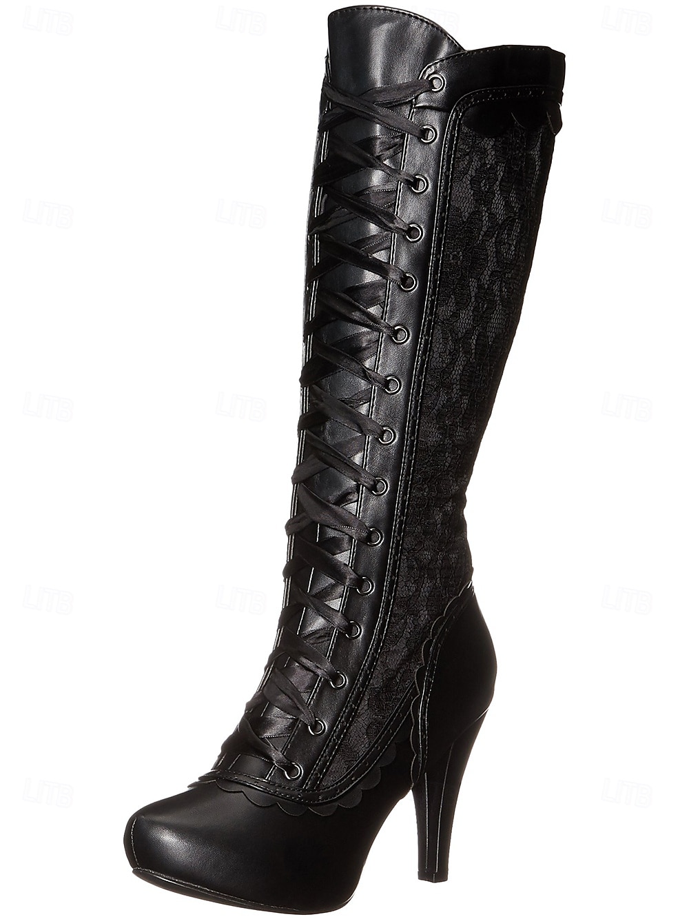 Rococó Barroco Vitoriano Sapatos Botas Longas Salto Alto Mulheres Dia Das Bruxas Carnaval Baile de Máscaras Espetáculo Festa / Noite Mascarilha Adulto Sapatos de 2025 por $49.99 –P16