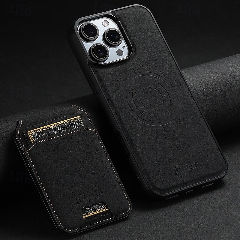 Phone Case For iPhone 16 Pro Max Plus iPhone 15 Pro Max Plus iPhone 14 13 12 Pro Max Plus iPhone 14 Pro Max iPhone 13 12 Pro Max Back Cover with Stand Holder Detachable Magnetic Retro TPU PC PU 2025 - $24.99 –P18