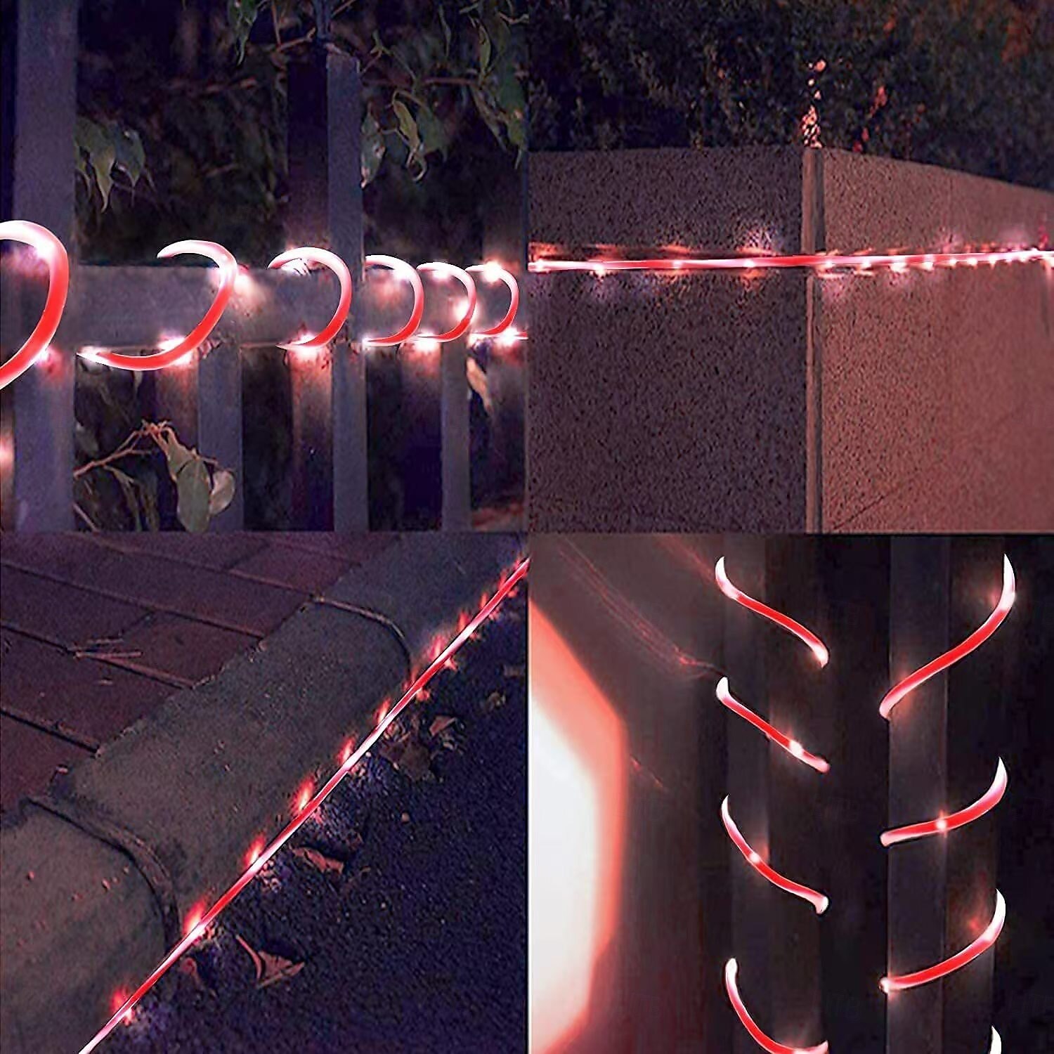Remote Control USB Candy Color Peppermint Tube Christmas String Lights, 5m 50 LEDs - 8 Modes Waterproof Indoor/Outdoor Holiday Decoration for Tree, Garden, New Year Party 2025 - $17.49 –P5
