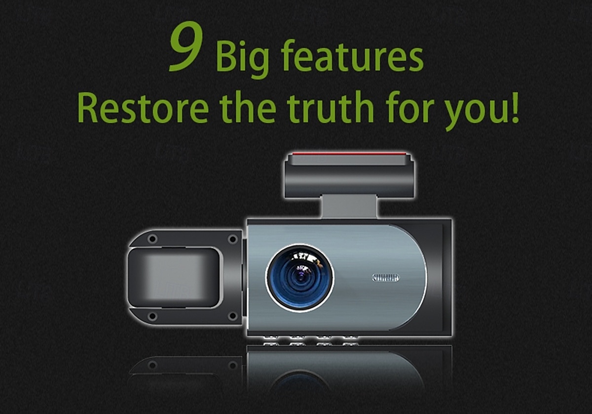 2025年 K3 1080p 新デザイン / HD / 360°監視 車のDVR １５０度 広角の 2 インチ IPS ダッシュカム ととも​​に WIFI / ナイトビジョン / エンドレスレコーディング 4 赤外線LED カーレコーダー  コレクション – $67.99 –P3