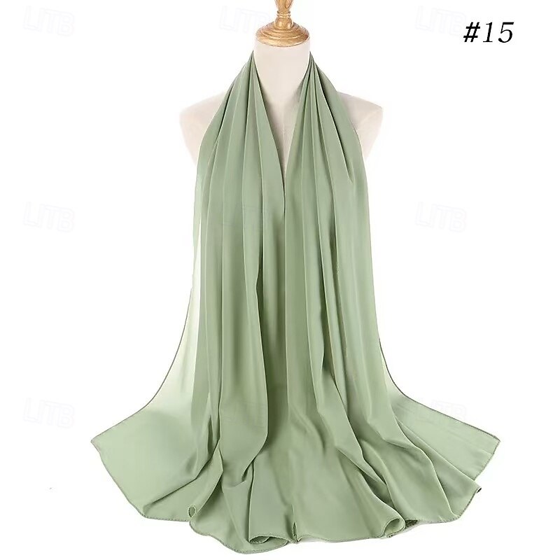 Mother's Wraps Elegant Voiles & Sheers Sleeveless Illusion Sleeve Chiffon Wedding Wraps With Ruffles For Party Summer 2025 - $52.99 –P15