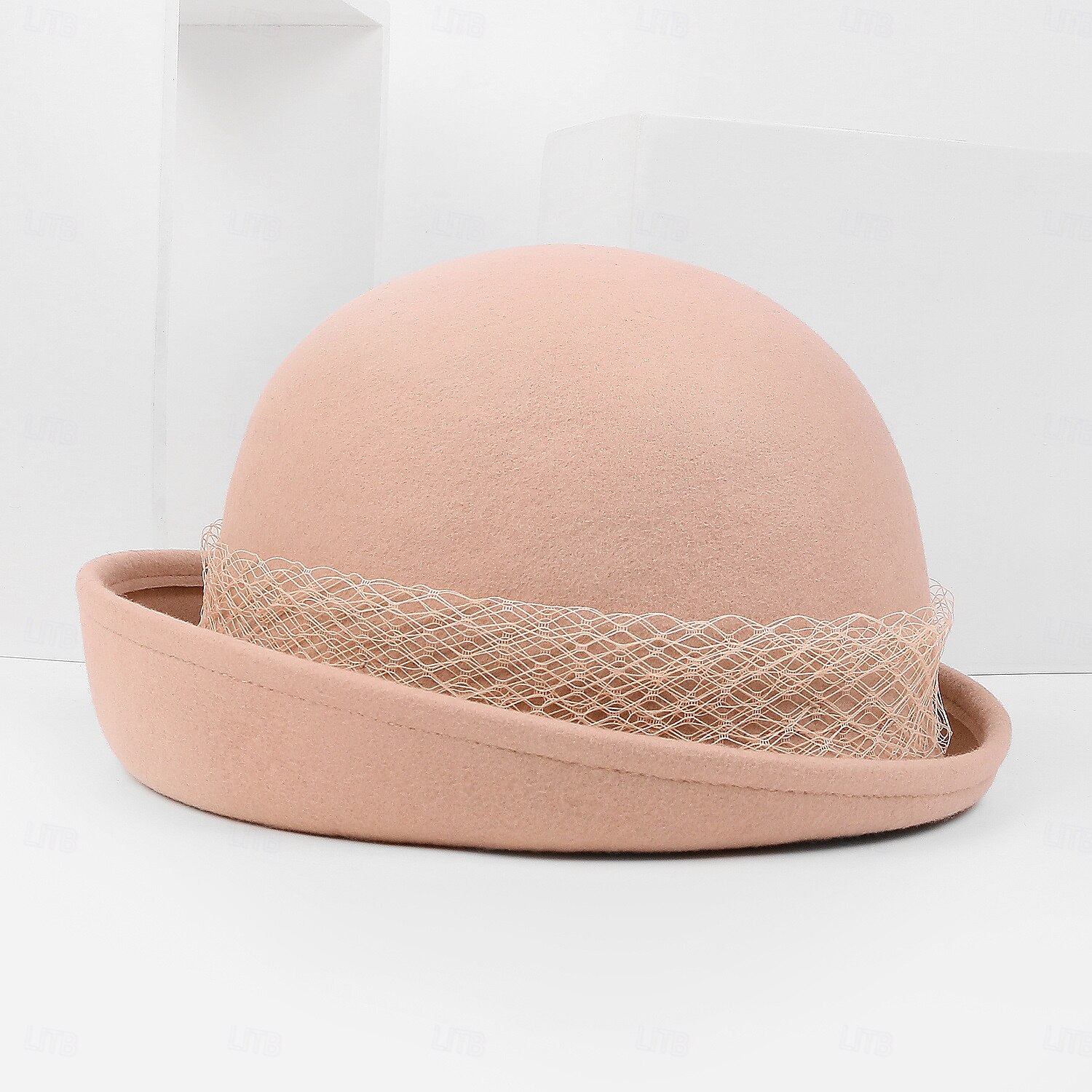 chapéus chapéu de lã chapéu chapéu chapéu fedora chá de casamento elegante casamento com boné renda lateral chapéu chapéu de 2025 por $41.99 –P10