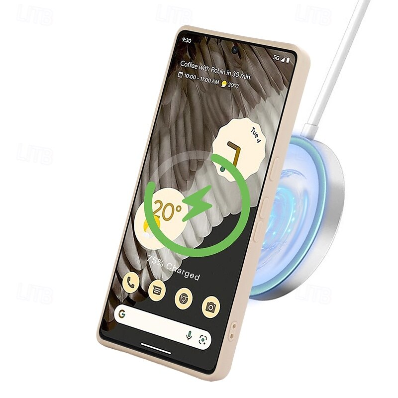 טלפון מגן עבור Pixel 8 Pro Pixel 8 Pixel 7 Pixel 7 Pro כיסוי אחורי עם מעמד מגנטי עם שרוך רטרו TPU עור PU 2025 - $35.99 –P1