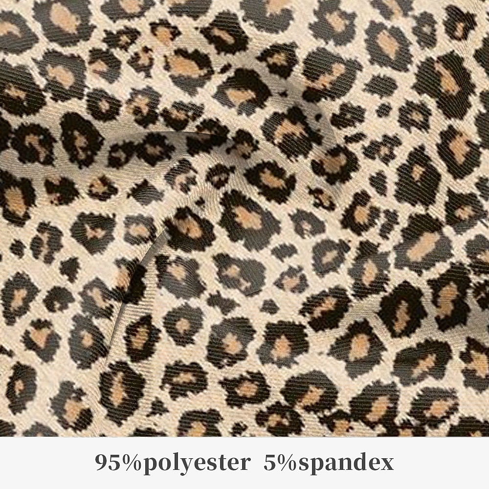 Herren Leopard-Druck Anzughose Mittlere Taille Business-Casual Formell Outdoor Straße Reißverschluss Tasche Sommer Frühling Herbst 3D-Druck Weiß Braun schwarz / weiß 2026 - $38.99 –P3