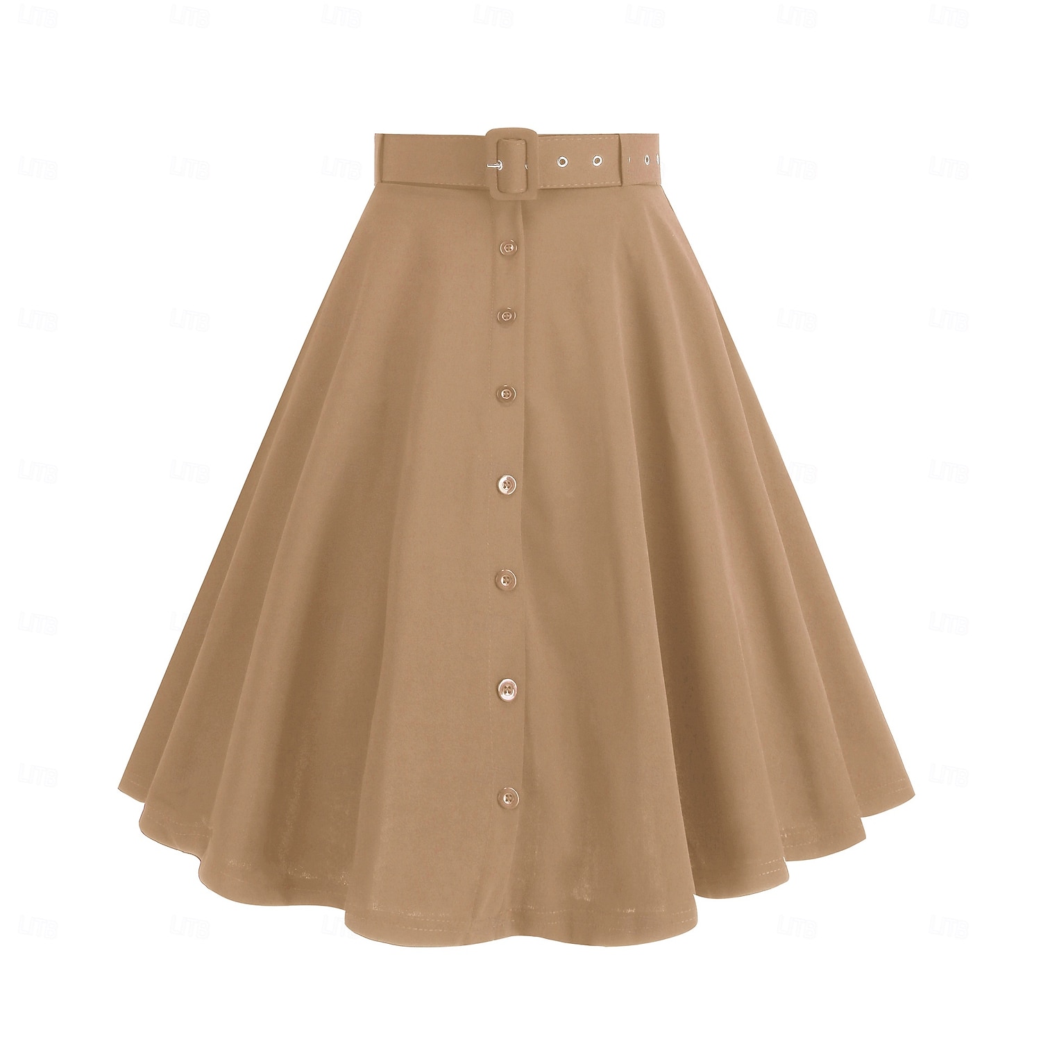 Rétro Vintage Années 1950 Hepburn Jupe Ligne A Femmes Carnaval Nouvel An Mascarade Décontracté Quotidien Enterrement de Vie de Jeune Fille Adulte Jupe de 2025 ? $28.99 –P11