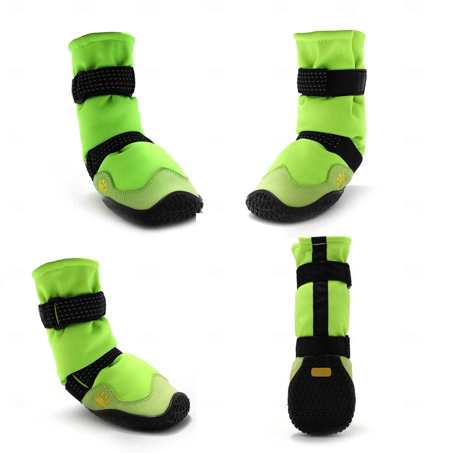 Botas de nieve para perros, botas para perros al aire libre, zapatos de invierno para perros, protectores de patas antideslizantes, impermeables, deportivos y cálidos para la nieve y la lluvia para 2025 - $26.99 –P3