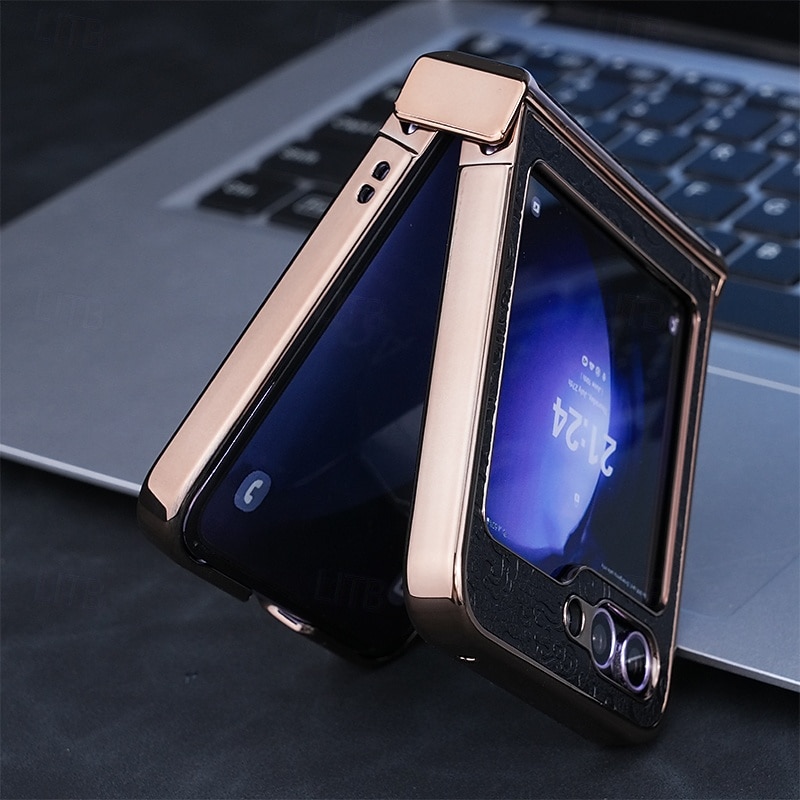 telefono Custodia Per Samsung Galaxy Z Flip 7 Z Flip 6 Z Flip 5 Z Flip 4 Z Flip 3 Copertura Posteriore Resistente agli urti Retrò PC Pelle PU del 2026 a $19.99 –P10