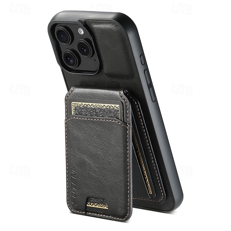 2025年 電話 ケース 用途 iPhone 16 Pro Max プラス iPhone 15 プロマックスプラス iPhone 14 13 12 11 Pro Max Plus iPhone 14 Pro Max iPhone 13 12 11 Pro Max バックカバー スタンド付き 磁石バックル カード挿入口 レトロ風 TPU PC PUレザー  コレクション – $21.99 –P8