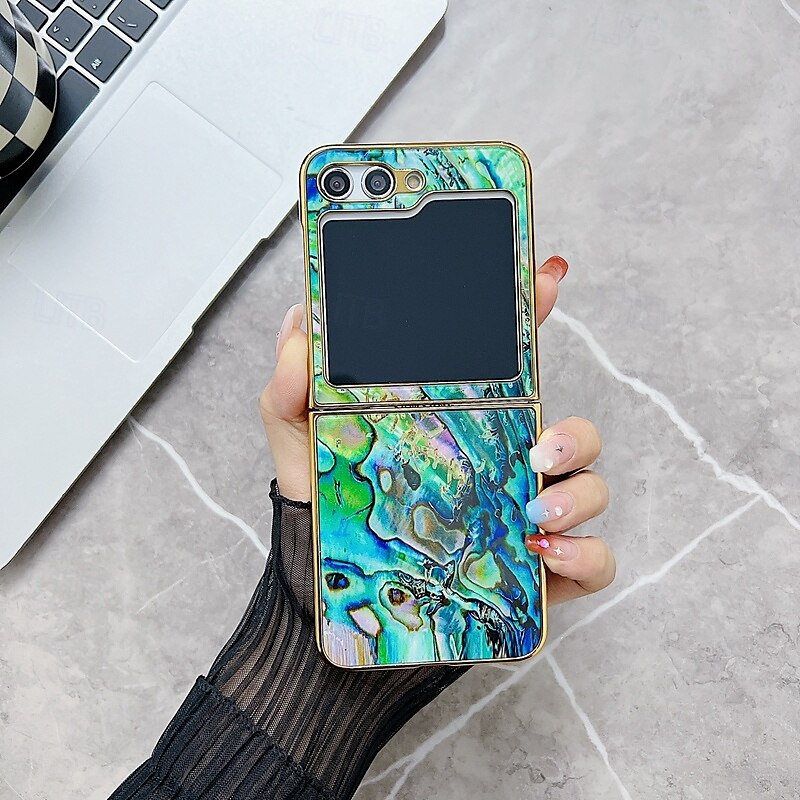 telefon Etui Til Samsung Galaxy Z Flip 5 Bakdeksel Støtsikker Kontor / Bedrift Herdet glass Belegg 2025 - $23.99 –P9