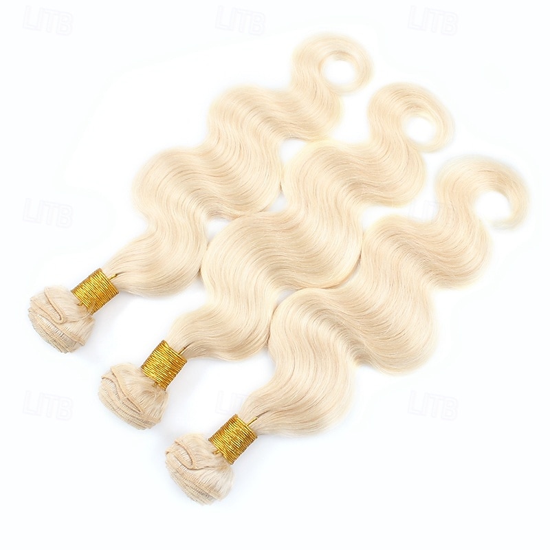 cheveux humains brésiliens 613# cheveux blonds bundle body wave 3 bundle 10-28 pouces de 2025 ? $190.99 –P4