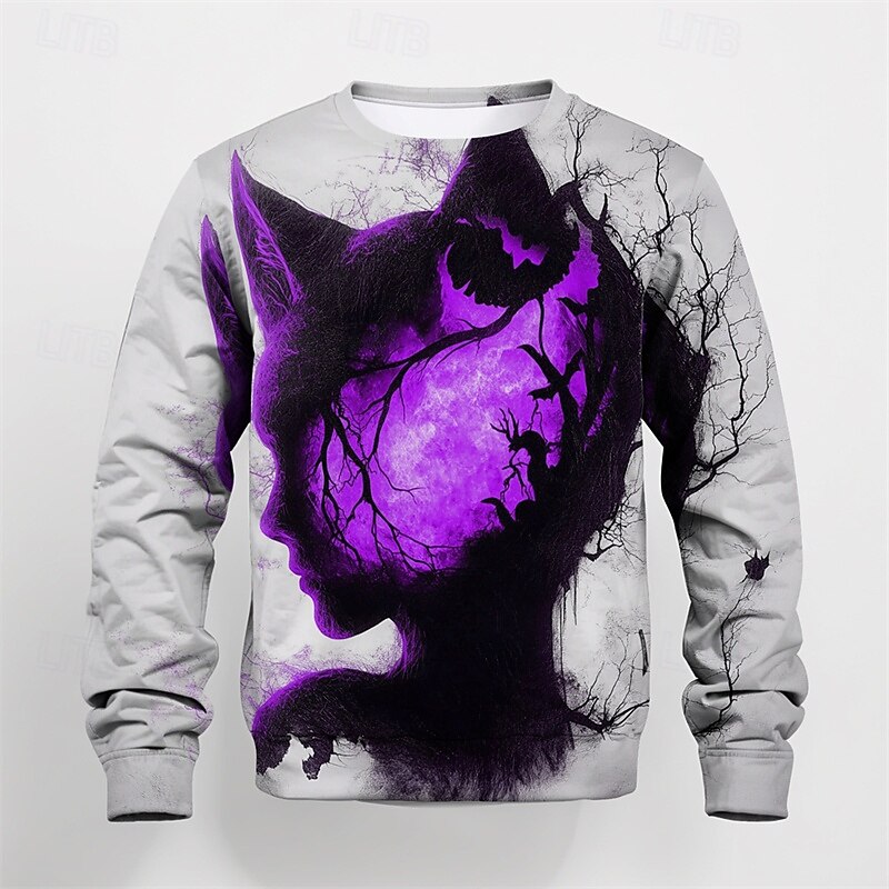 Pojkar 3D Grafisk Tecknat T-shirt Långärmad Vår Höst Mode Grundläggande Barn 4-12 år Rund hals Utomhus Ledigt Dagligen Normal 2025 - $13.99 –P2
