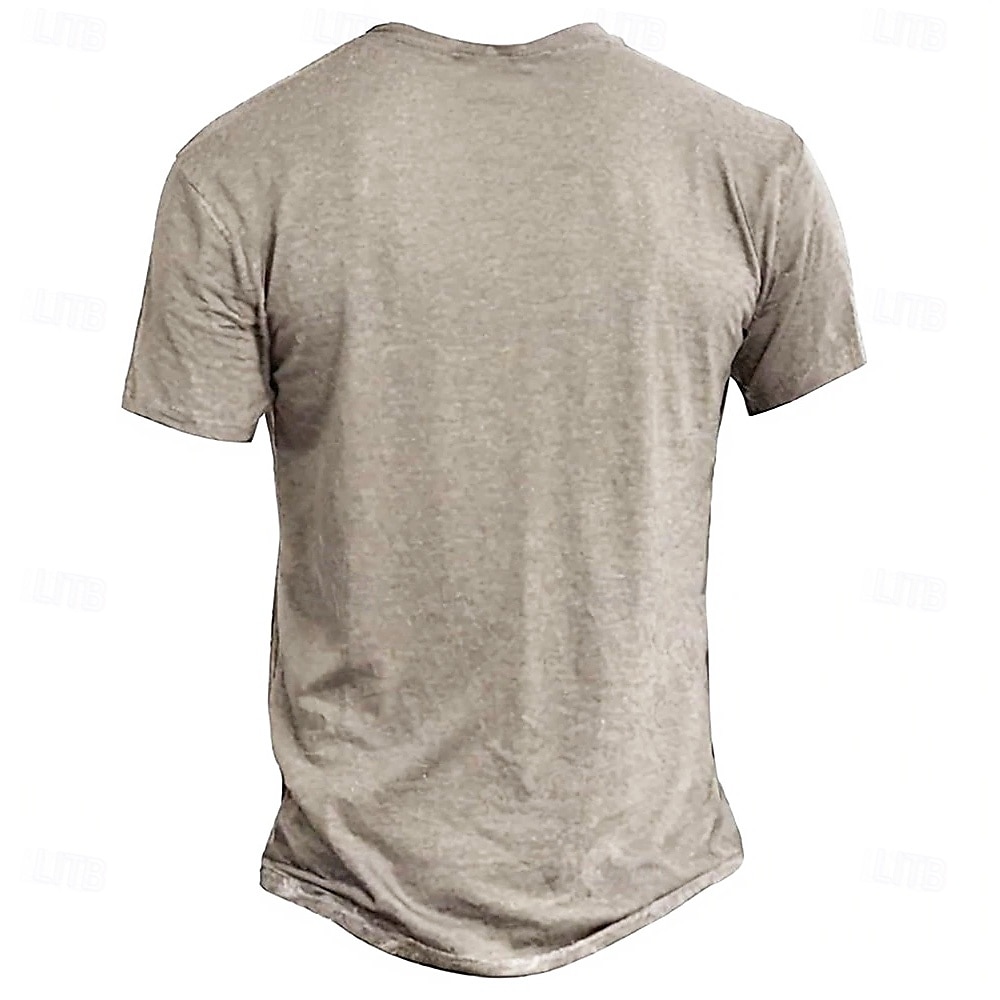 Herr Donuts T-shirt Kortärmad T-shirt 3D-tryck Rund hals Skjorta Mode Fritids- Gata Utomhussport Dagligen Beige Grå Sommar Vår Kläder S M L XL XXL XXXL 2025 - €16.18 –P2