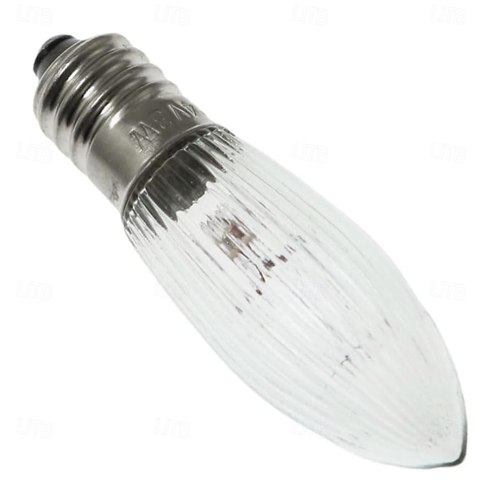 e10 stearinlys lyspærer 34v 3w varmhvite erstatningspærer for buelys fairy lights konisk stearinlys topp stearinlys 10stk 2025 - $10.99 –P2