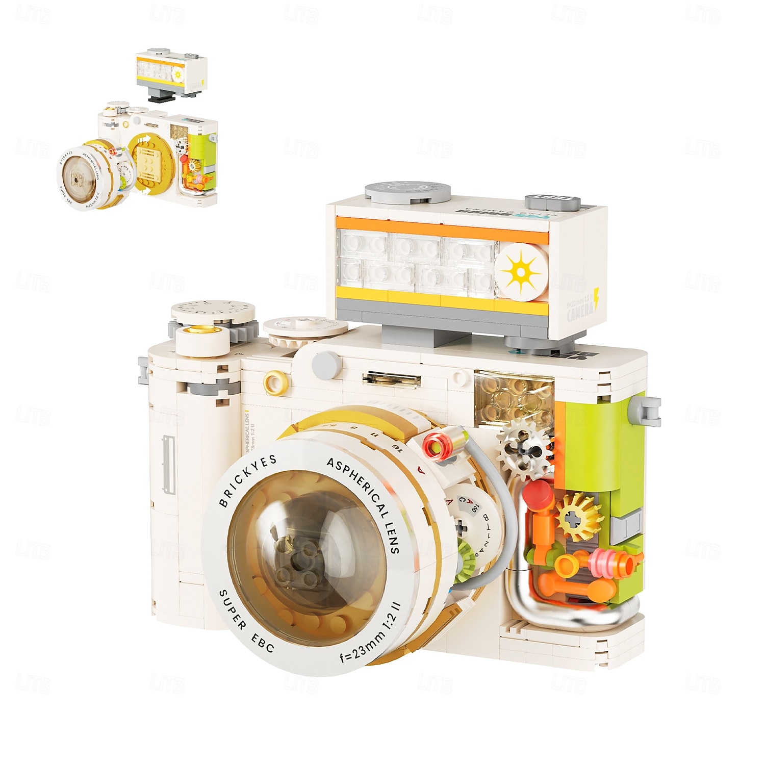 Building Blocks Camera Retro Camera Building Blocks Model Set 508 pcs Digital Camera Building Blocks Kit Vintage Camera Toys Model for Adults Girls Boys Kid Toys 2025 - $31.99 –P2