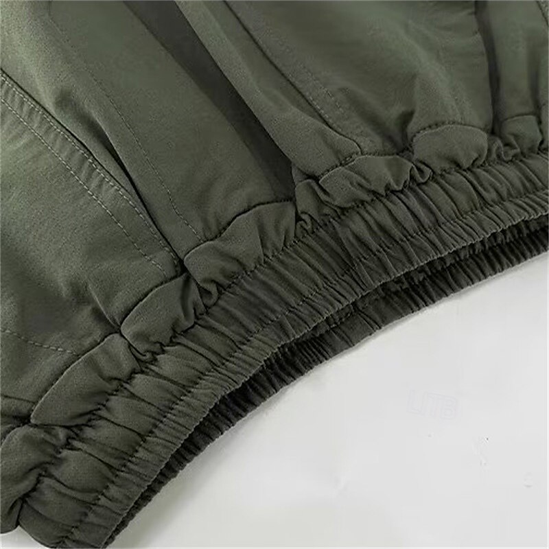 Kids Boys Pants Trousers Patchwork Pocket Solid Color Breathable Soft Comfort Pants Outdoor Sports Daily Black Green Mid Waist 2025 - $19.49 –P6