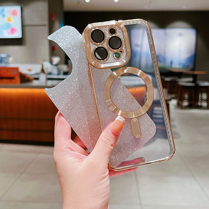 2025年 電話 ケース 用途 iPhone 16 Pro Max プラス iPhone 15 プロマックスプラス iPhone 14 13 12 11 Pro Max Plus iPhone 14 Pro Max iPhone 13 12 11 Pro Max バックカバー 磁石バックル ワイヤレス充電をサポート 耐衝撃 レトロ風 TPU アクリル  コレクション – $15.99 –P15