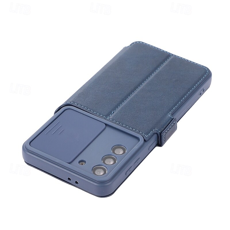 Phone Case For S21 A72 A71 A51 A31 S20 Plus S20 Ultra S20 A32 A52 Flip Cover with Stand Holder Card Slot Shockproof Retro TPU PU Leather 2025 - $17.99 –P16