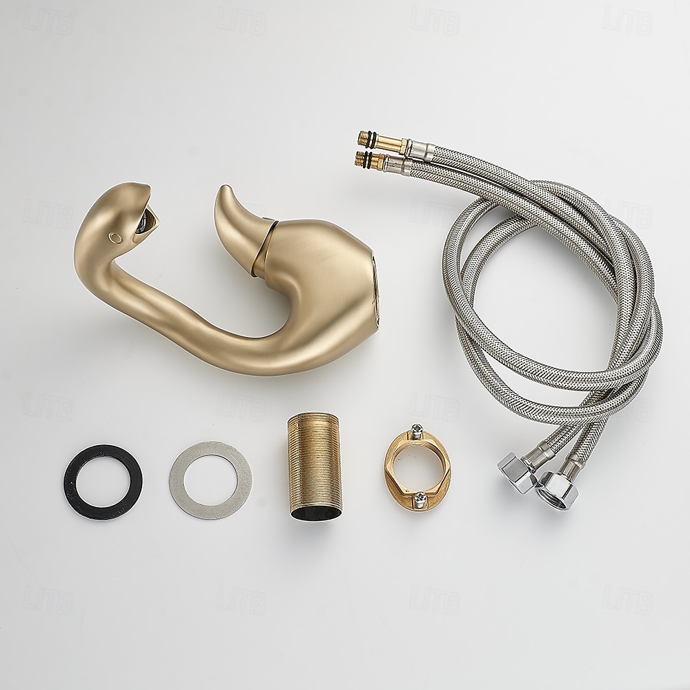 rubinetto a forma di cigno rubinetto miscelatore per lavabo rubinetto per lavabo rubinetto con maniglie singole rubinetto monoforo rubinetto per lavabo per bagno rubinetto miscelatore per acqua rubinetto per bagno cucina del 2025 a $145.99 –P2