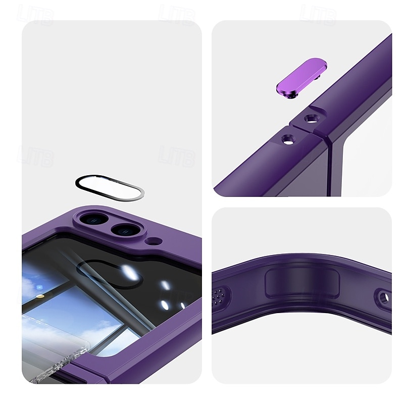 τηλέφωνο tok Για Z Flip 7 Z Flip 6 Z Flip 5 Πίσω Κάλυμμα με βάση στήριξης Ανθεκτική σε πτώσεις Ρετρό TPU PC 2025 - $17.99 –P5