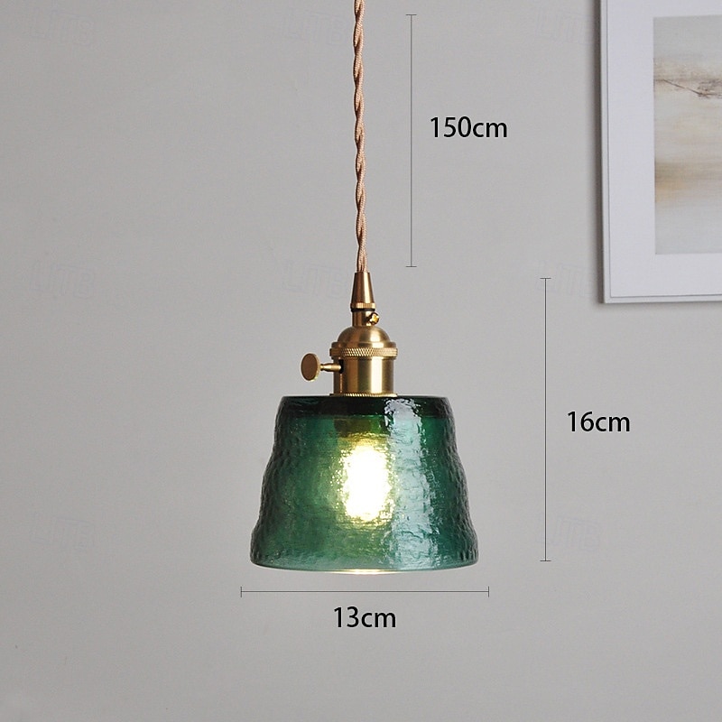 Mini pandantiv din sticlă transparentă cu întrerupător lampă vintage rustică mică pandantiv lumina retro fermă pandantiv iluminat decorativ pandantiv pentru hol noptieră peste masă 2025 - $62.99 –P2