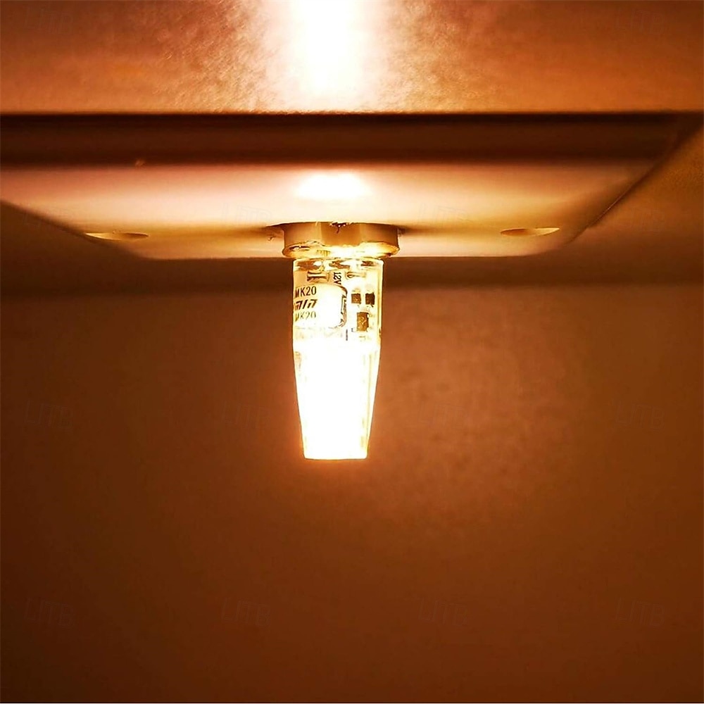 10 lampadine a LED G4, tipo JC bi-pin anti-sfarfallio, equivalenti alogene da 12 V a 20 W, per lampadari, illuminazione da giardino e a microonde del 2025 a $39.99 –P2