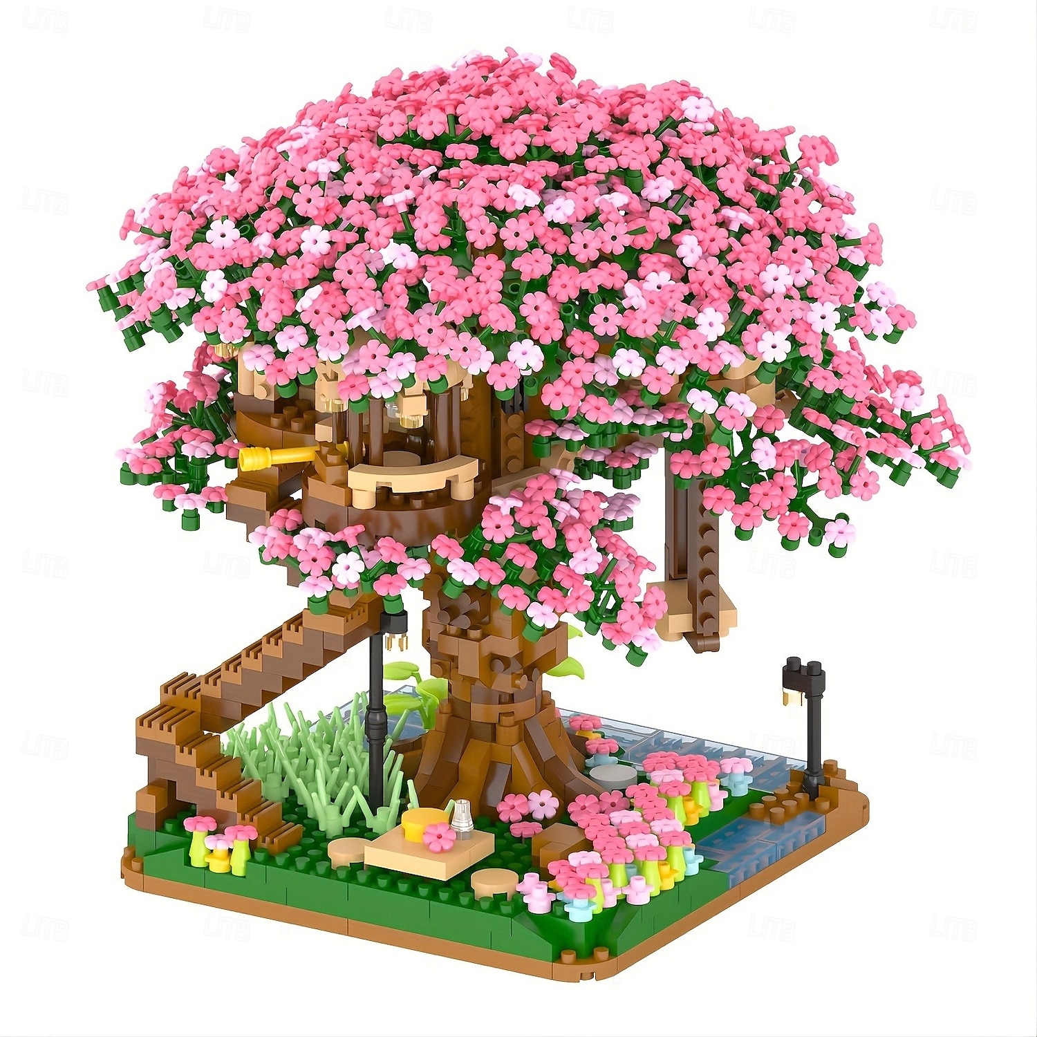 Bloques de Construcción Flor 2008 pcs Serie de flores compatible ABS + PC Legoing Creativo Juguetes de descompresión Interacción padre-hijo para niño Juguet Regalo 2026 - CAD $47.99 –P1