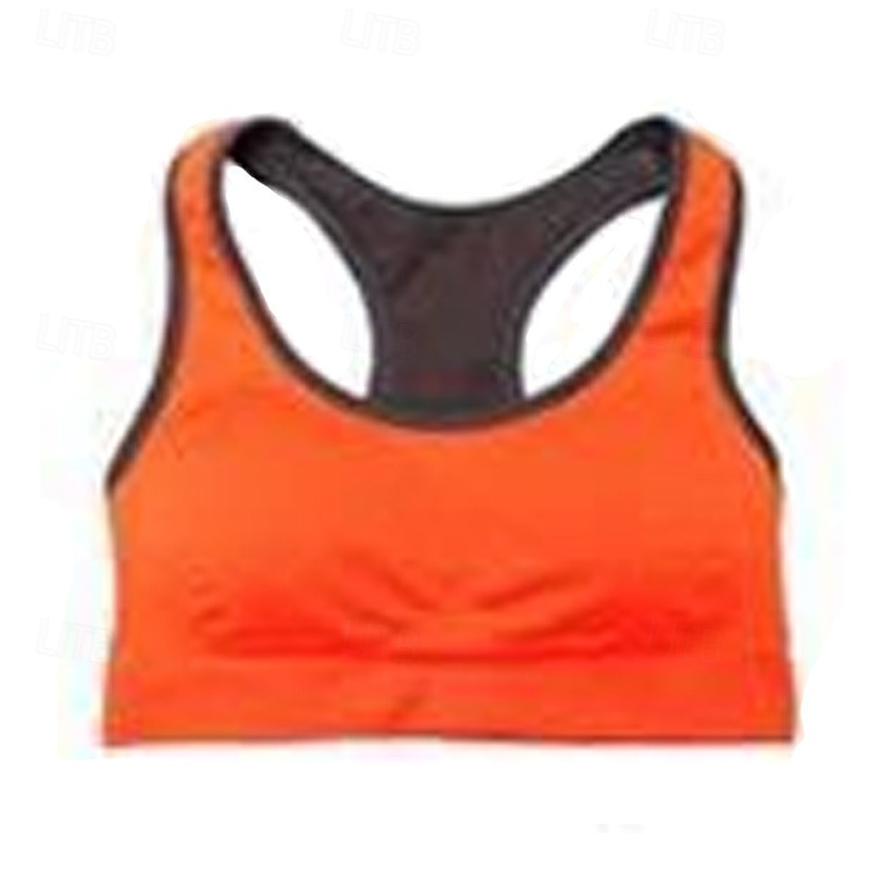 Per donna Supporto leggero Reggiseni sportivi Reggiseno da corsa Scollatura posteriore Buon top Imbottito Fitness Attività ricreative Corsa Traspirante Leggero Morbido Nero Blu Fuschia Tinta unita del 2025 a $12.99 –P1